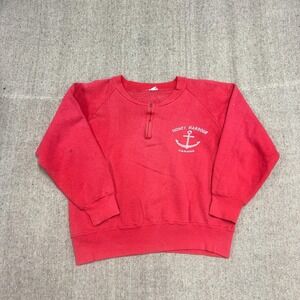 Vintage Penmans Sweatshirt Mens Medium Red 1960s Honey Harbour Canada